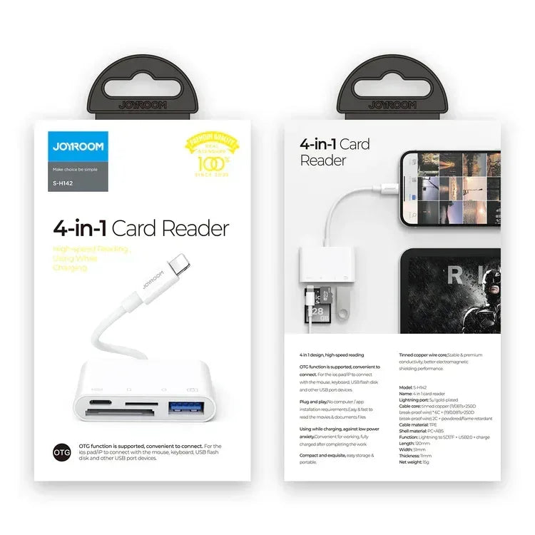 Joyroom Card Reader 4x1 S-H142 - Three
