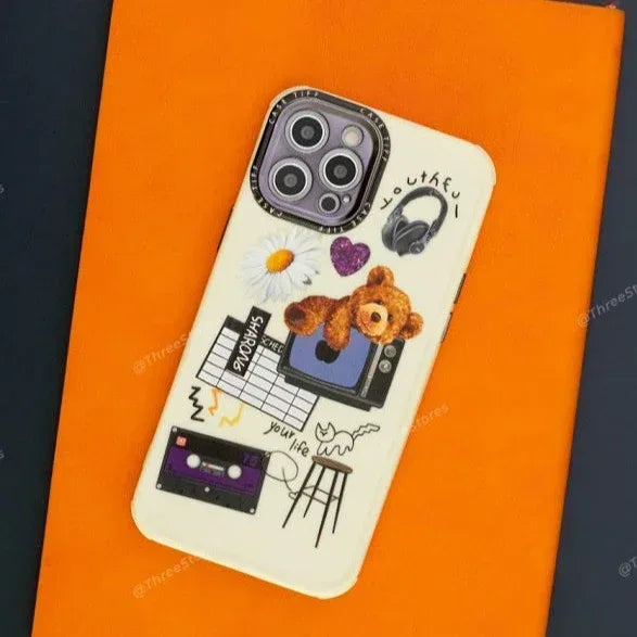 Q Series printed Camera Protection case iPhone 11 Pro - Three