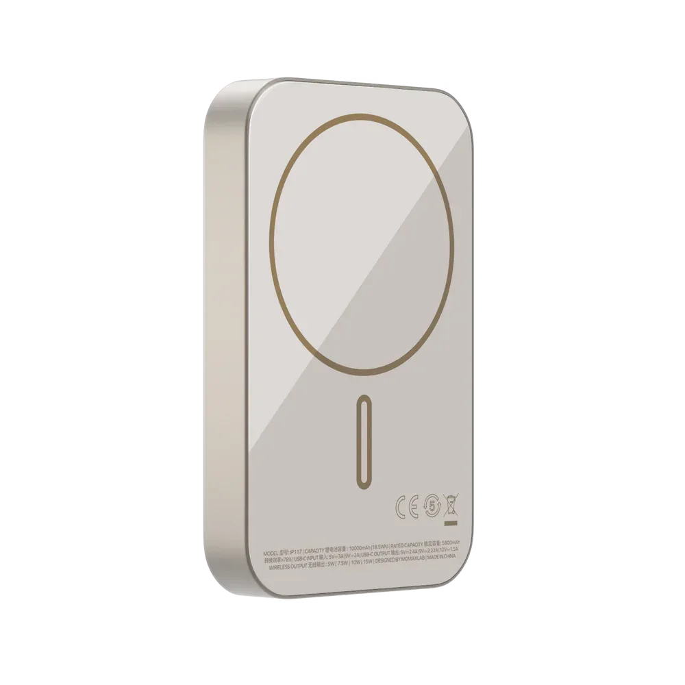 Momax Q.Mag X1 Magnetic Wireless Power Bank 10000mAh - Three