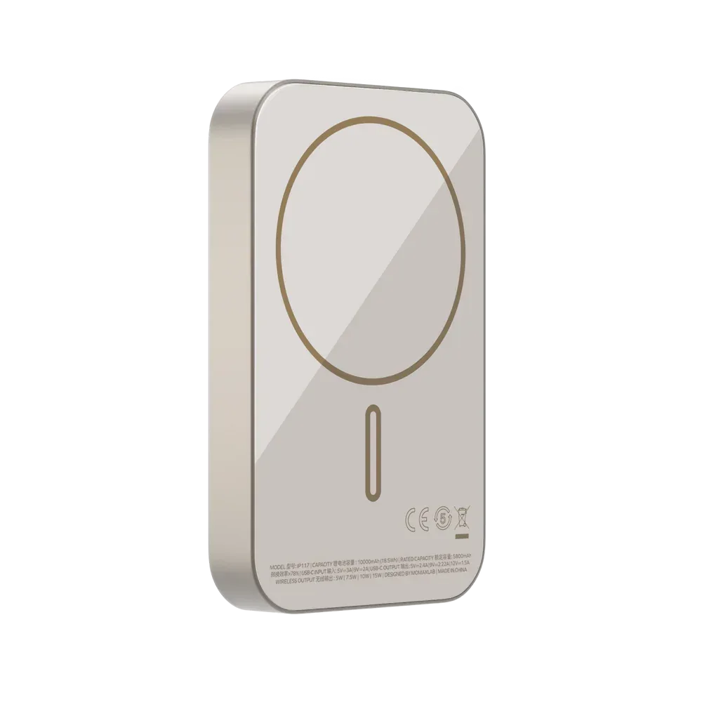 Momax Q.Mag X1 Magnetic Wireless Power Bank 10000mAh - Three