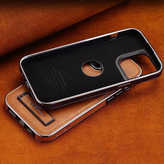 Jinduka Leather Case iPhone 15 Pro Max - Three