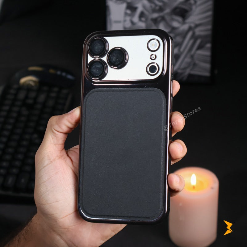 Executive Leather Camera Protection Case iPhone 17 Pro Max