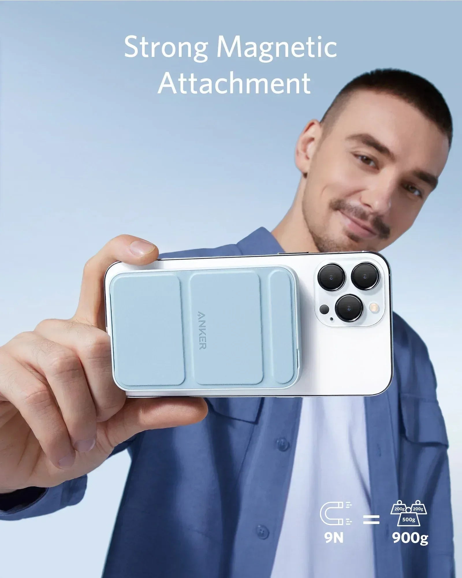 Anker 622 Magnetic Battery (MagGo) | Snap. Charge. Chill. - Three
