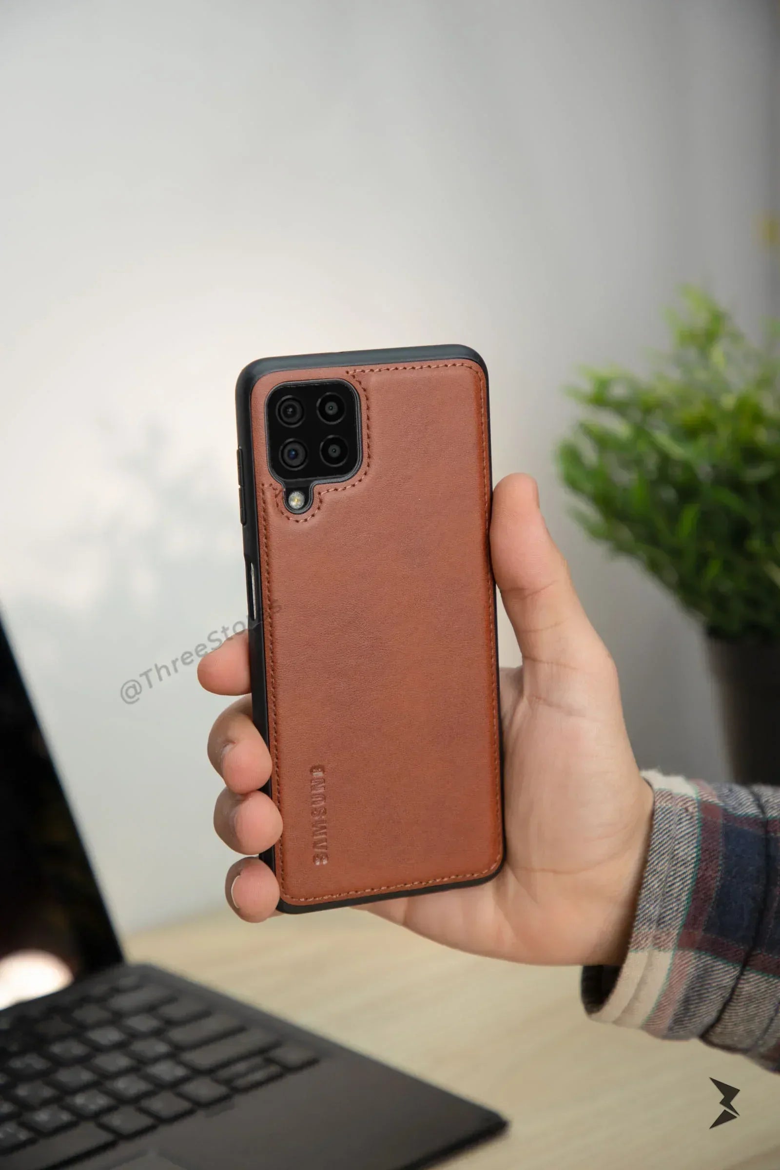 Cradle Leather Case Samsung A22 4G - Three