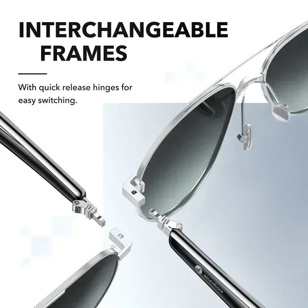 Anker Soundcore Frames Tour Bluetooth Audio Smart Glasees - Three