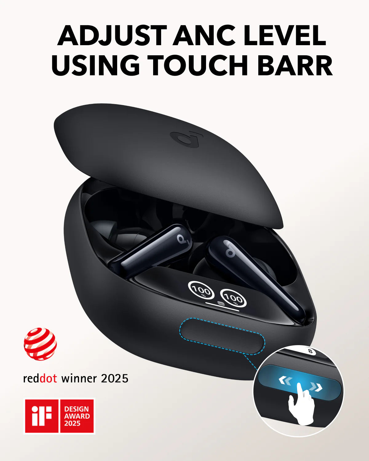 Anker Soundcore Liberty 4 Pro | Noise Cancelling True-Wireless Earbuds