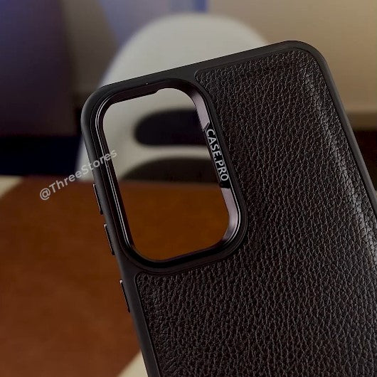 Black Leather Case Samsung A25