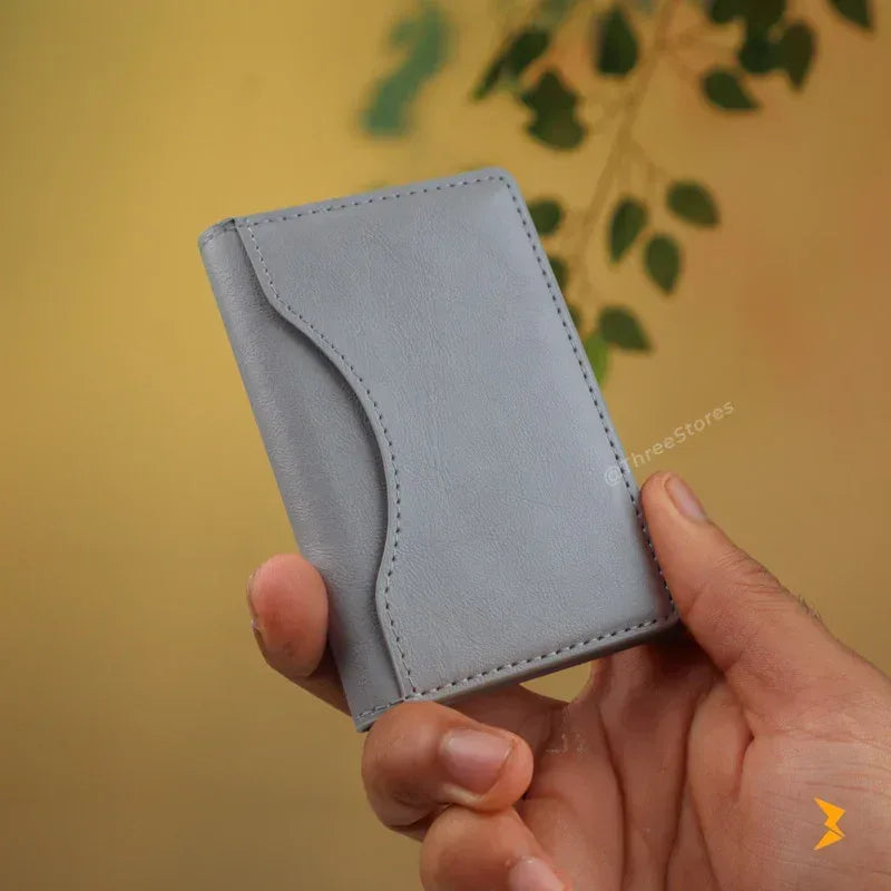 Adjusted Leather Magsafe Flip Wallet - Three