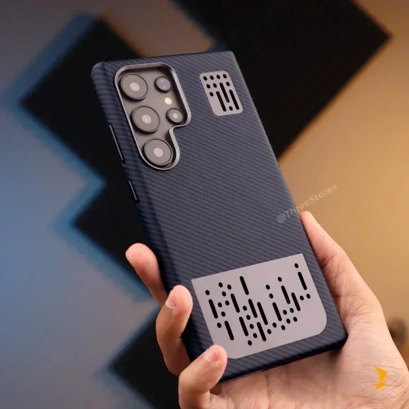 Air Vent Carbon Magsafe Case Samsung S25 Ultra - Three