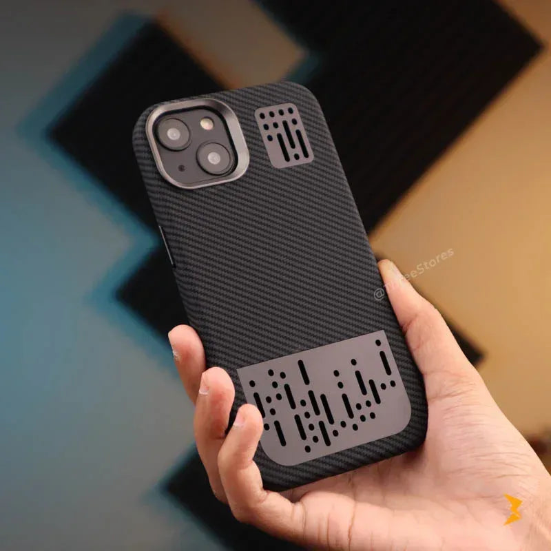 Air Vent Carbon Magsafe Case iPhone 13/14/15 - Three
