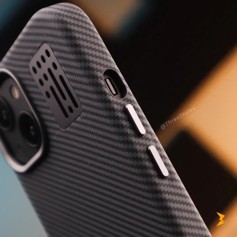 Air Vent Carbon Magsafe Case iPhone 13/14/15 - Three