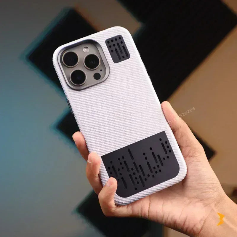 Air Vent Carbon Magsafe Case iPhone 16 Pro Max - Three