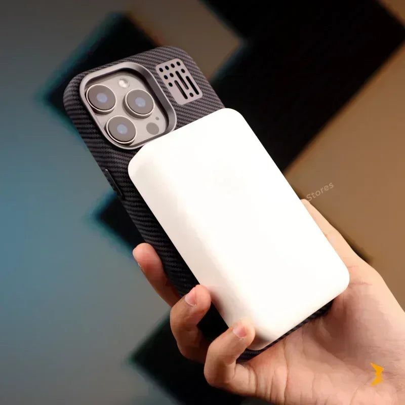 Air Vent Carbon Magsafe Case iPhone 16 Pro Max - Three