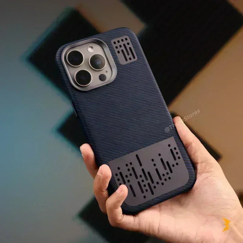 Air Vent Carbon Magsafe Case iPhone 16 Pro Max - Three