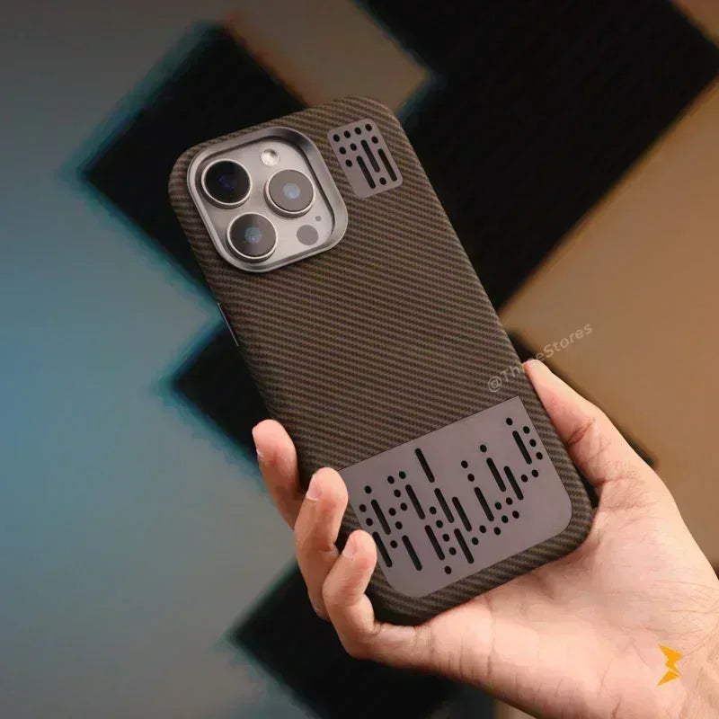 Air Vent Carbon Magsafe Case iPhone 16 Pro Max - Three