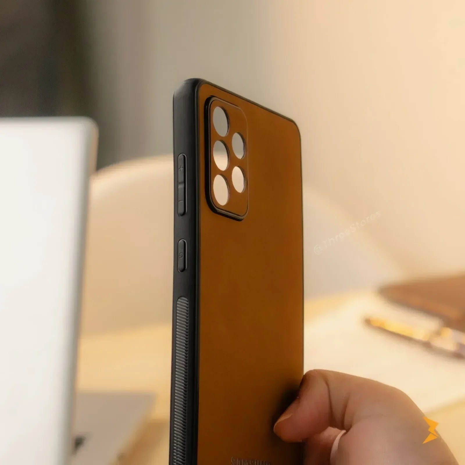 Alcantara Case Samsung A52 - Three