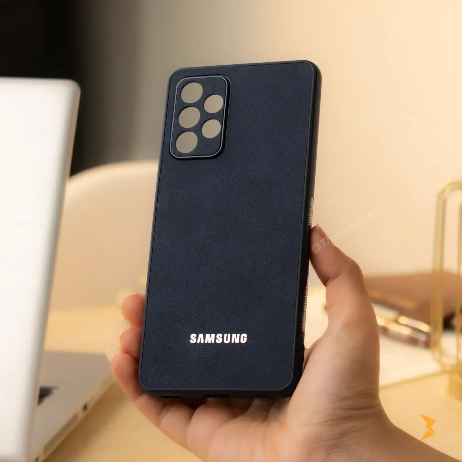 Alcantara Case Samsung A52 - Three