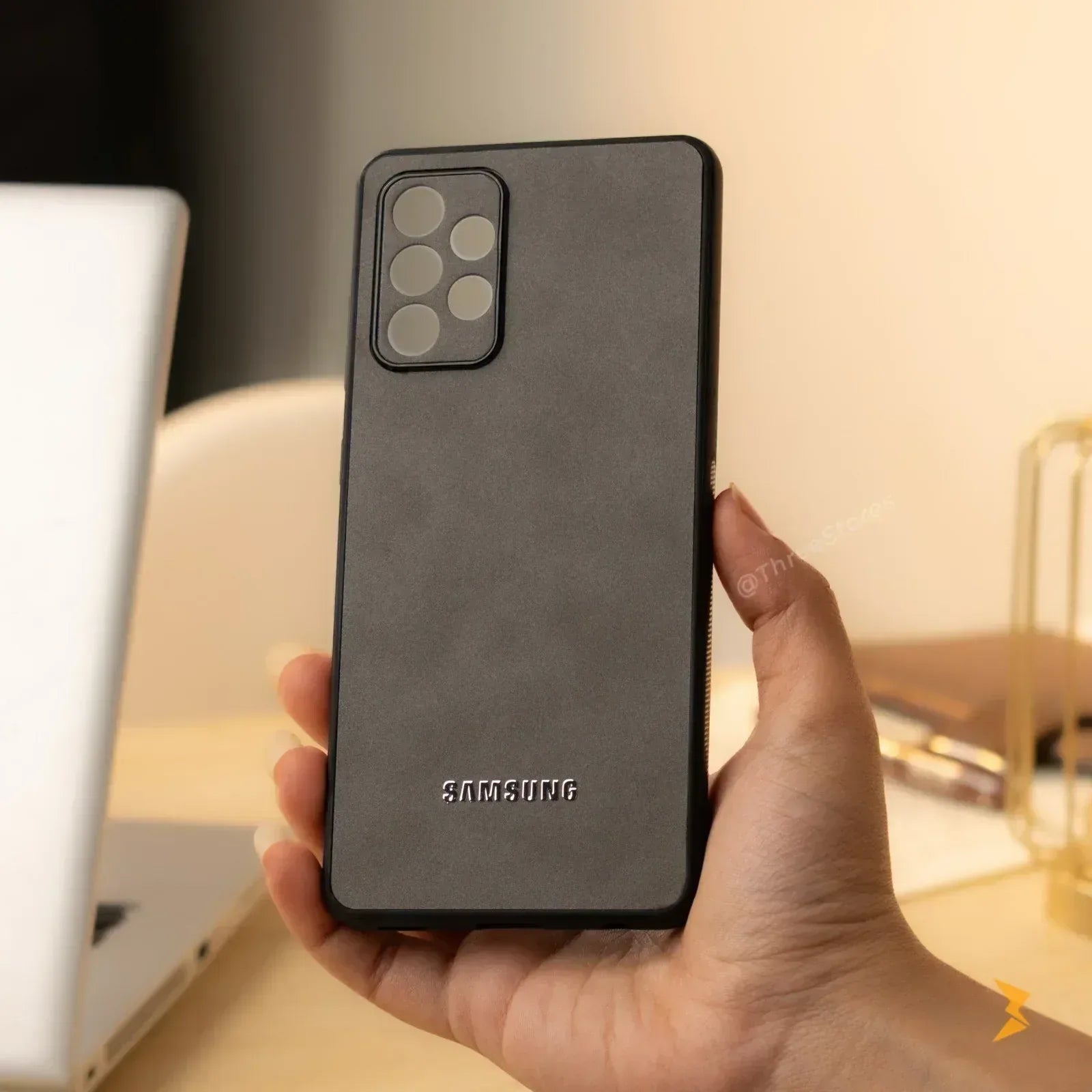 Alcantara Case Samsung A52 - Three