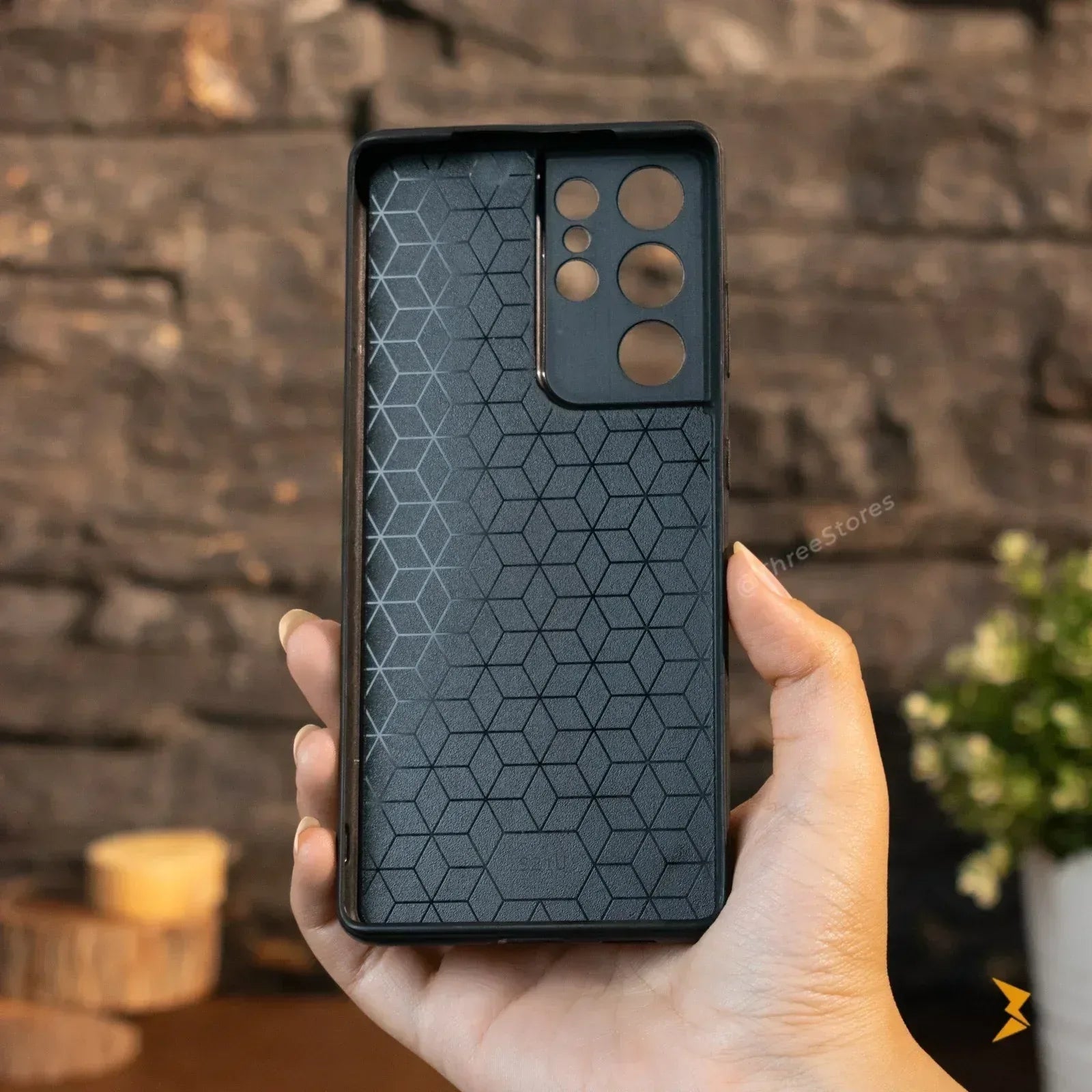 Alcantara Case Samsung S21 Ultra - Three