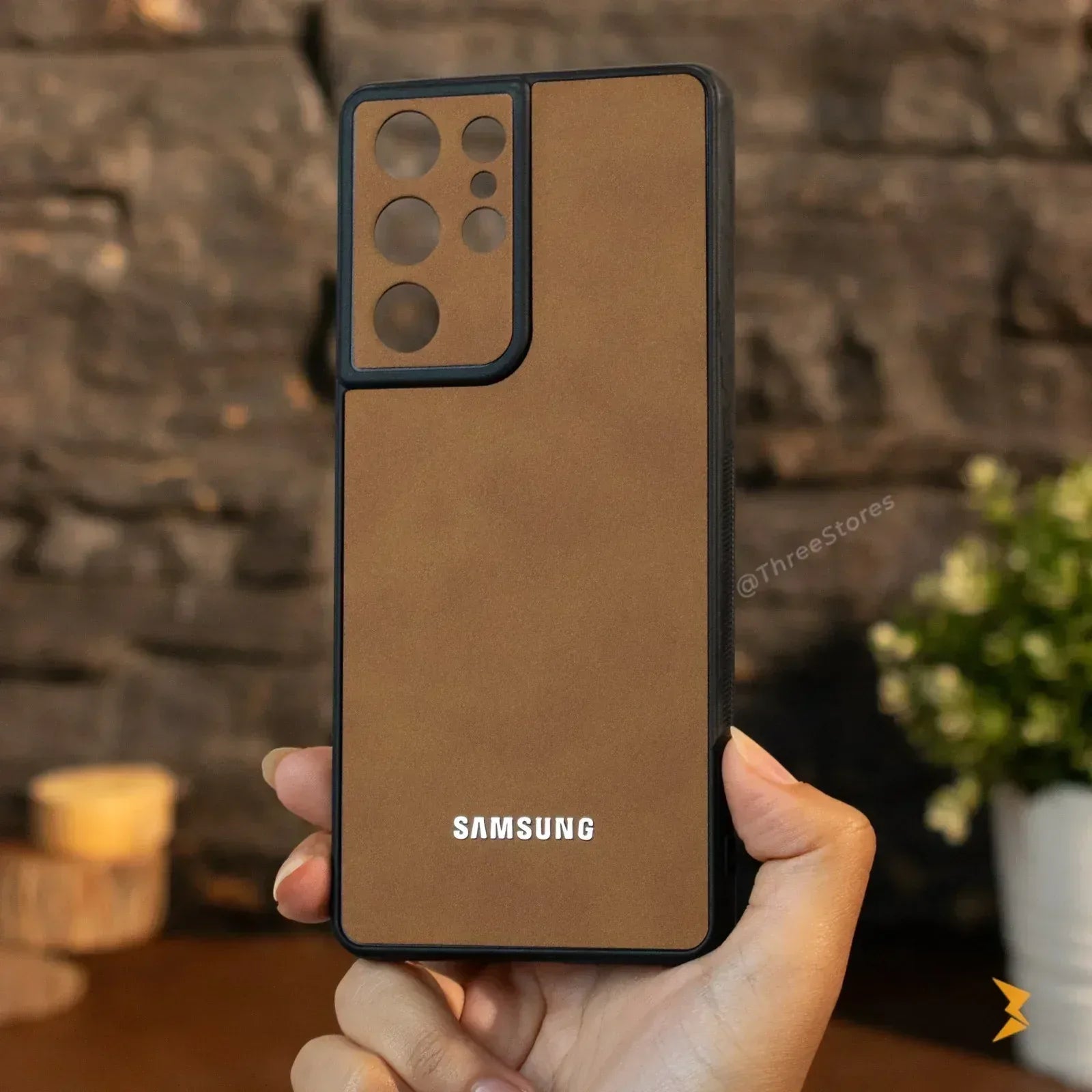 Alcantara Case Samsung S21 Ultra - Three