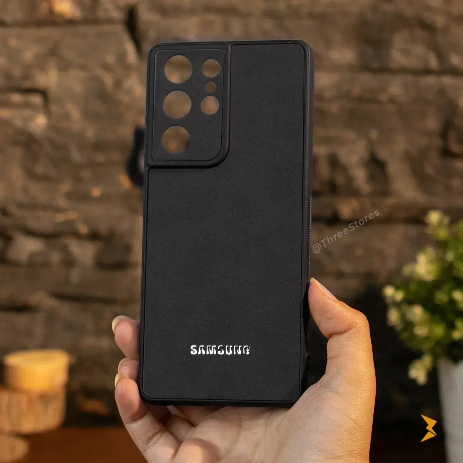 Alcantara Case Samsung S21 Ultra - Three