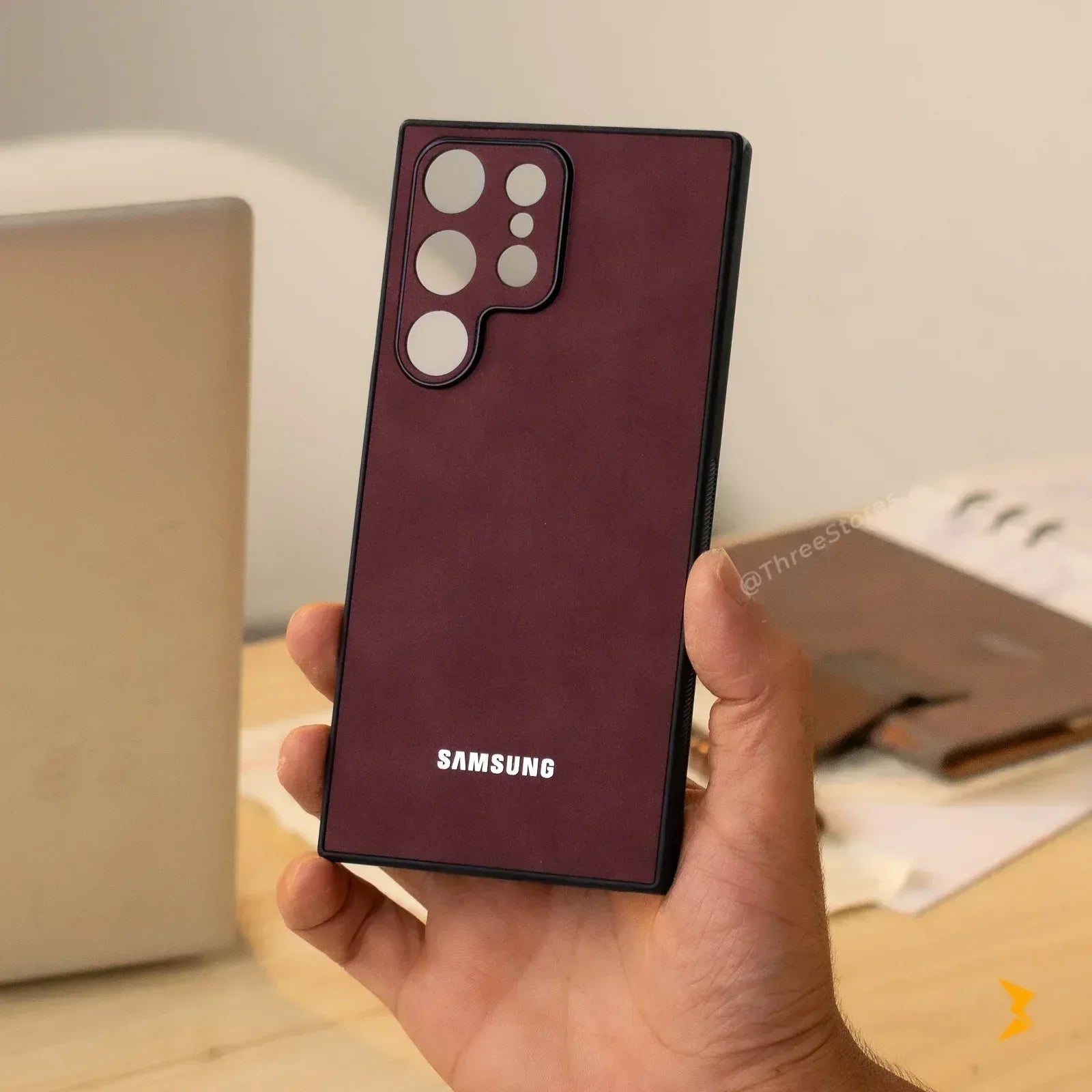 Alcantara Case Samsung S22 Ultra - Three