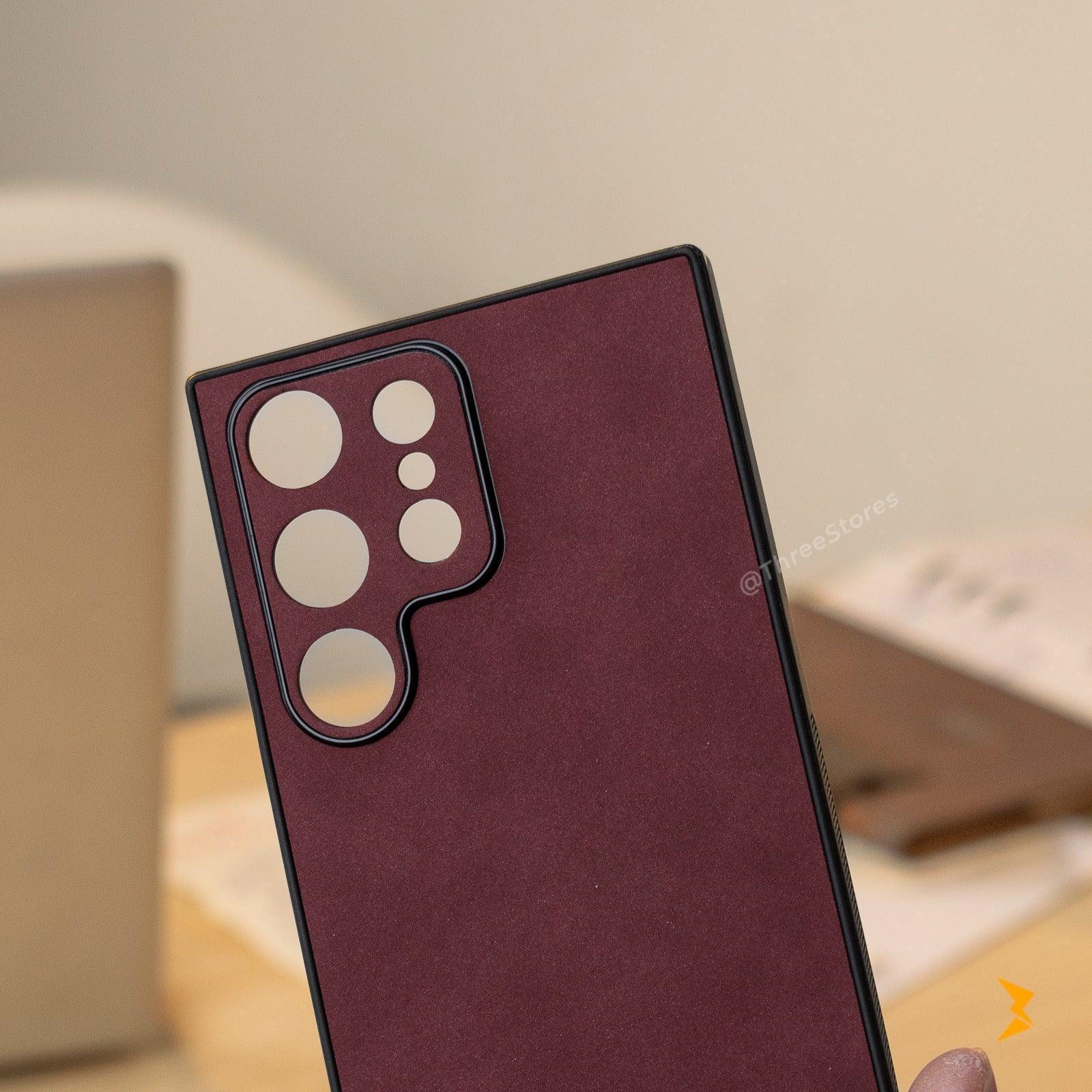 Alcantara Case Samsung S23 Ultra - Three