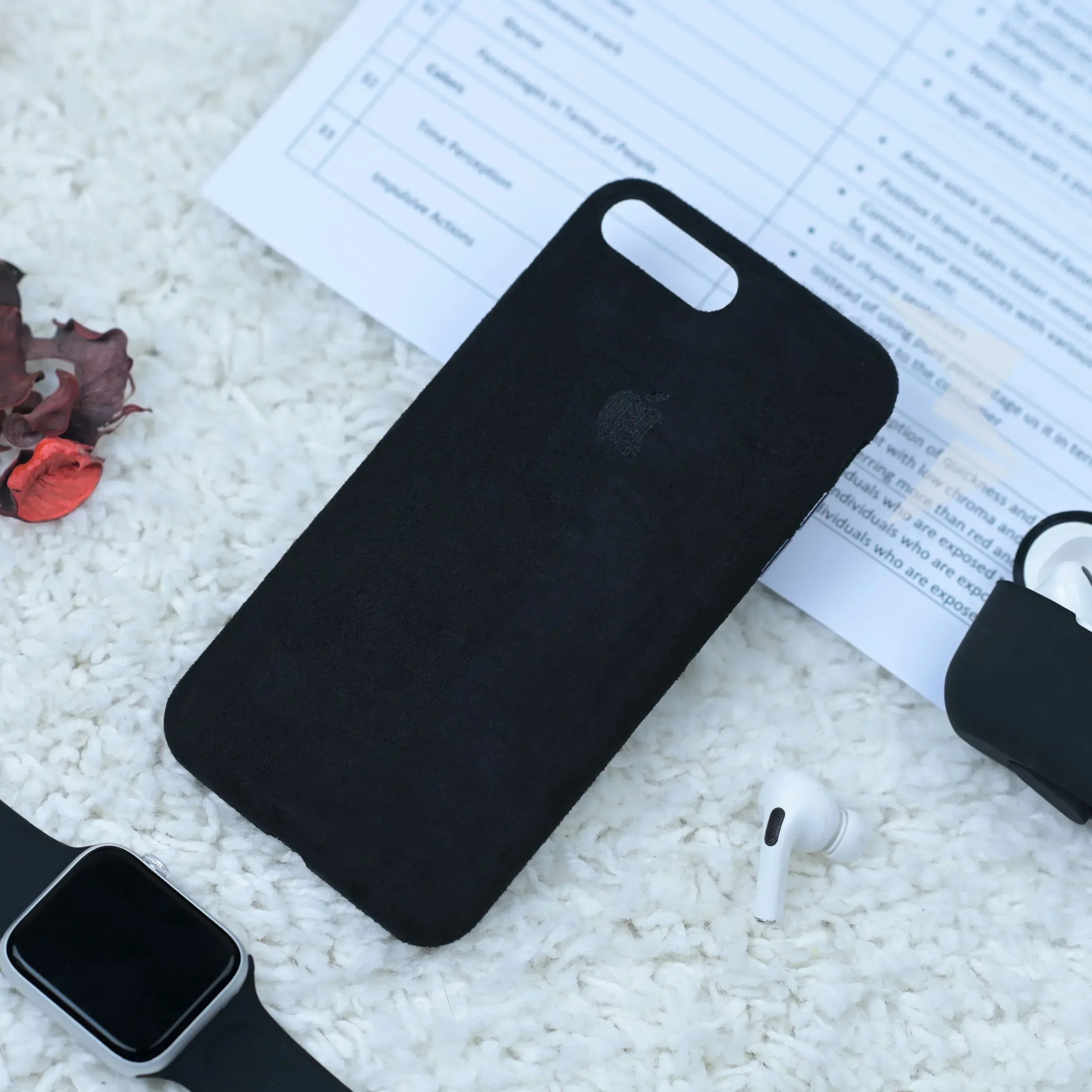 Alcantara Case iPhone 7 / 8 Plus - Three