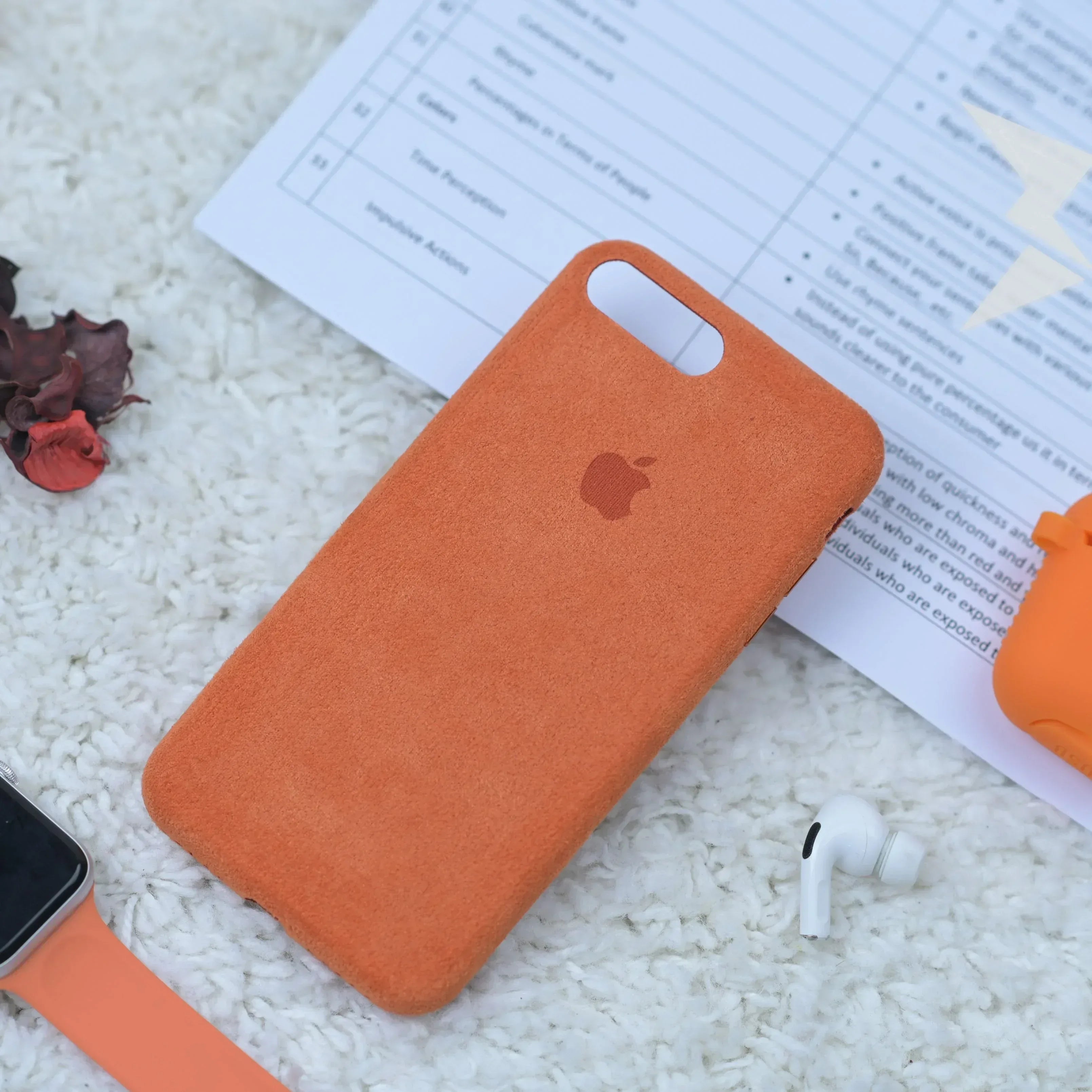 Alcantara Case iPhone 7 / 8 Plus - Three