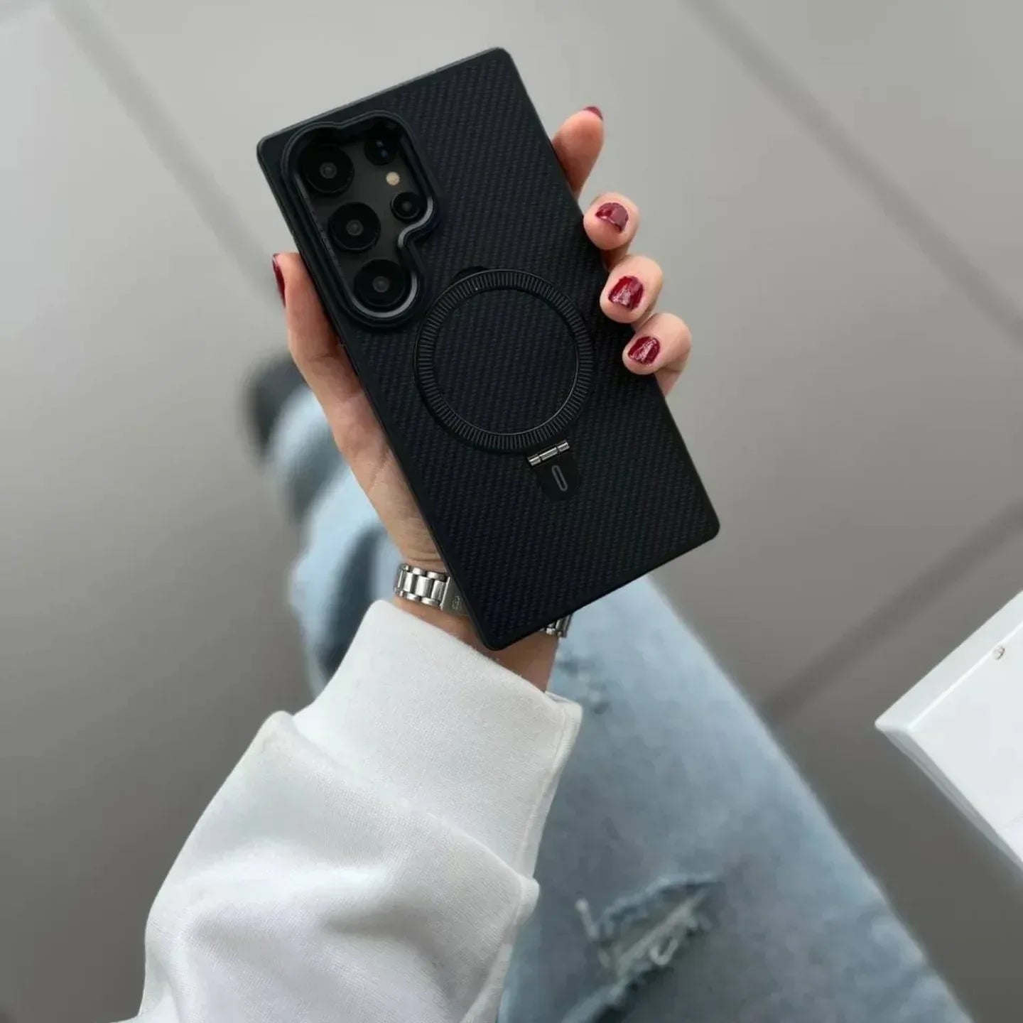 Alpha Carbon Case Samsung S25 Ultra - Three