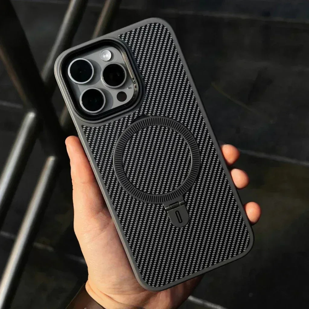Alpha Carbon Case iPhone 16 Pro Max - Three