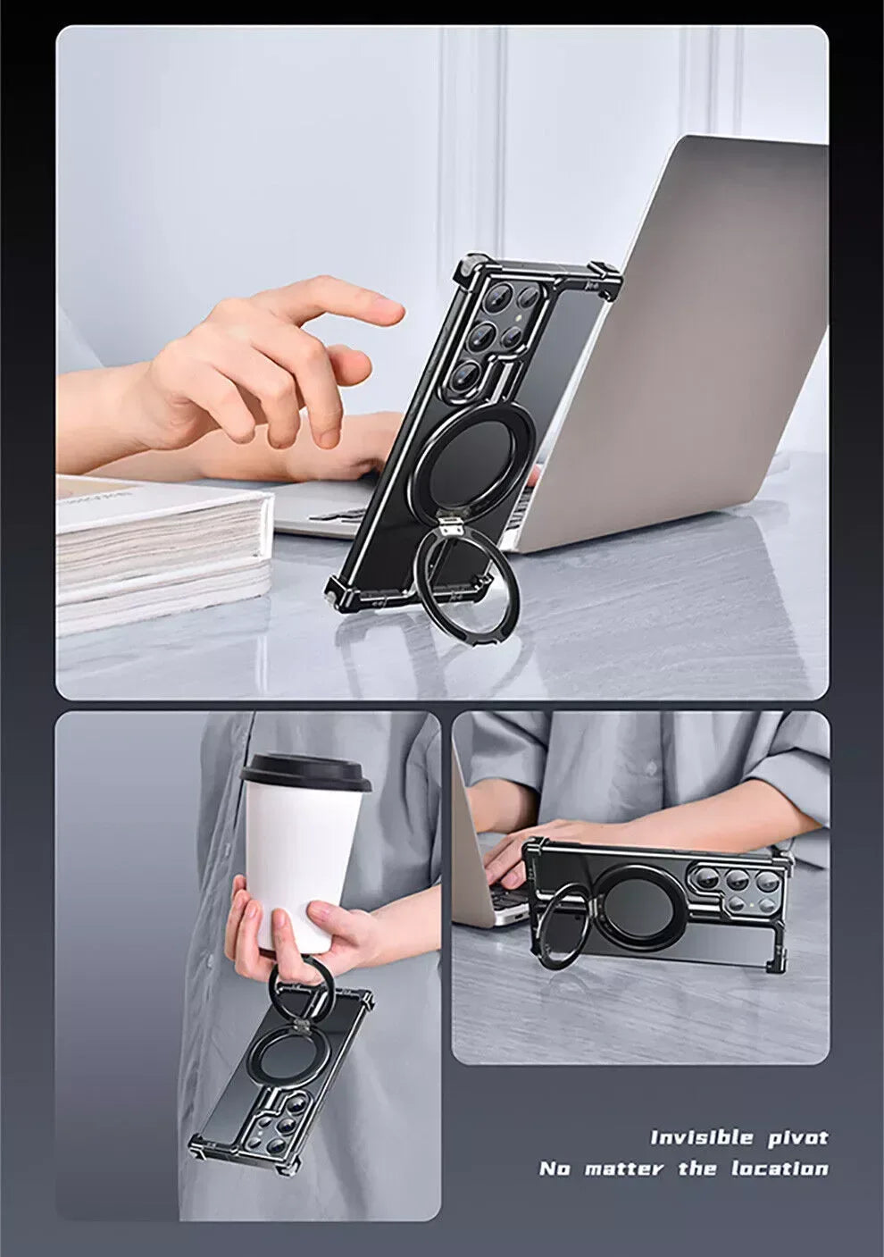 Aluminum Alloy MagSafe Case Samsung S24 Ultra - Three