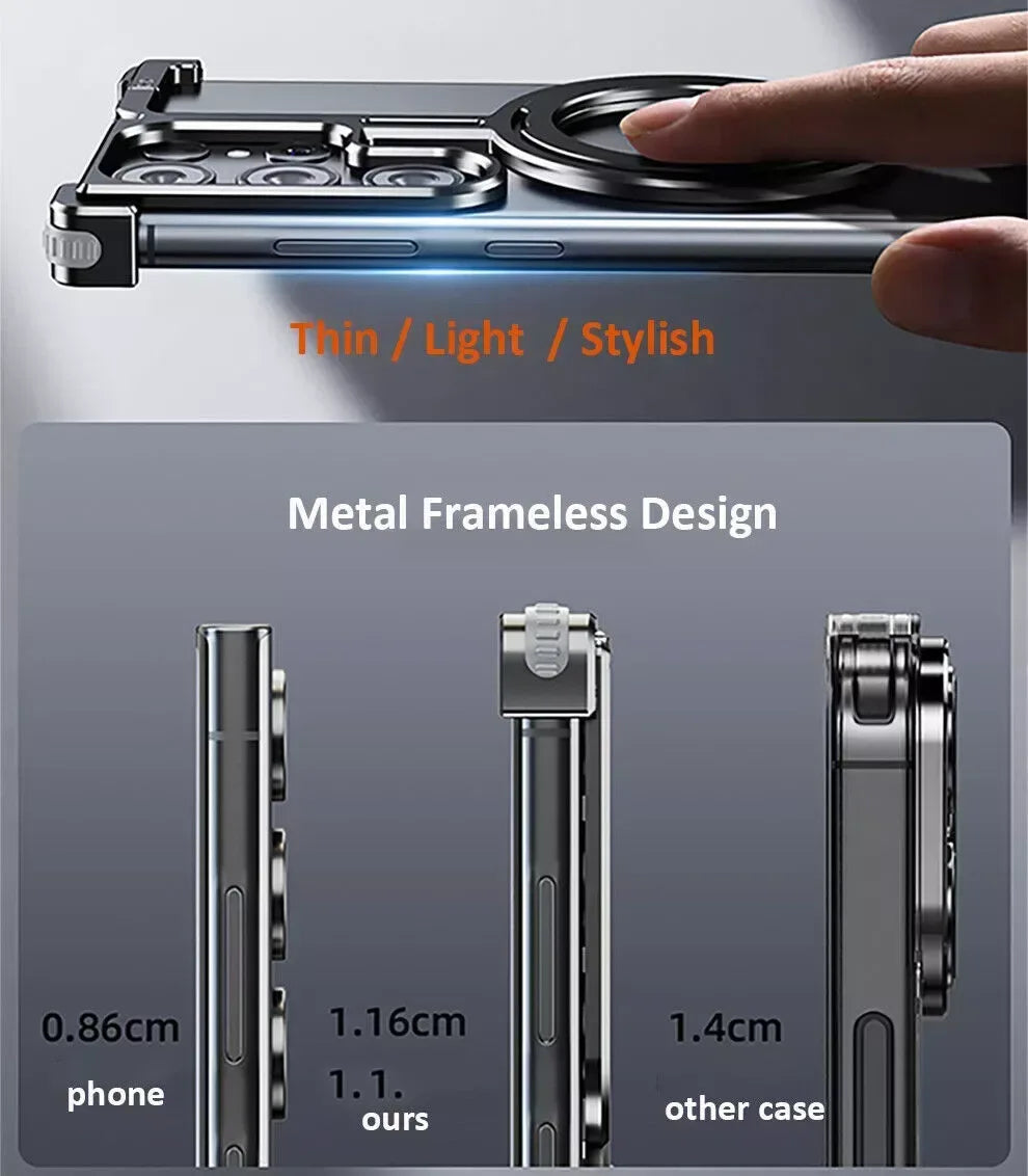 Aluminum Alloy MagSafe Case Samsung S24 Ultra - Three