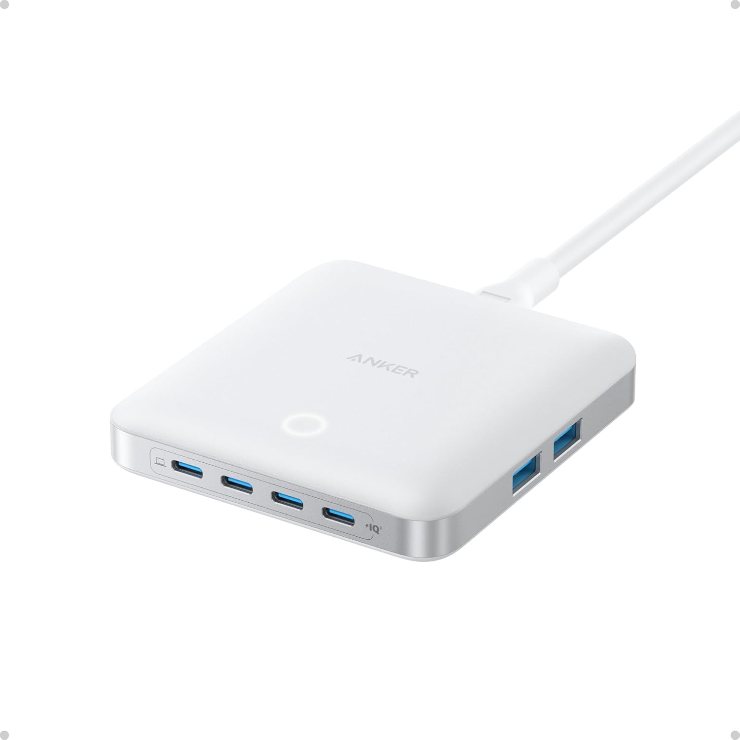 Anker Nano 130W 6-Port Desktop Charging Station A2155
