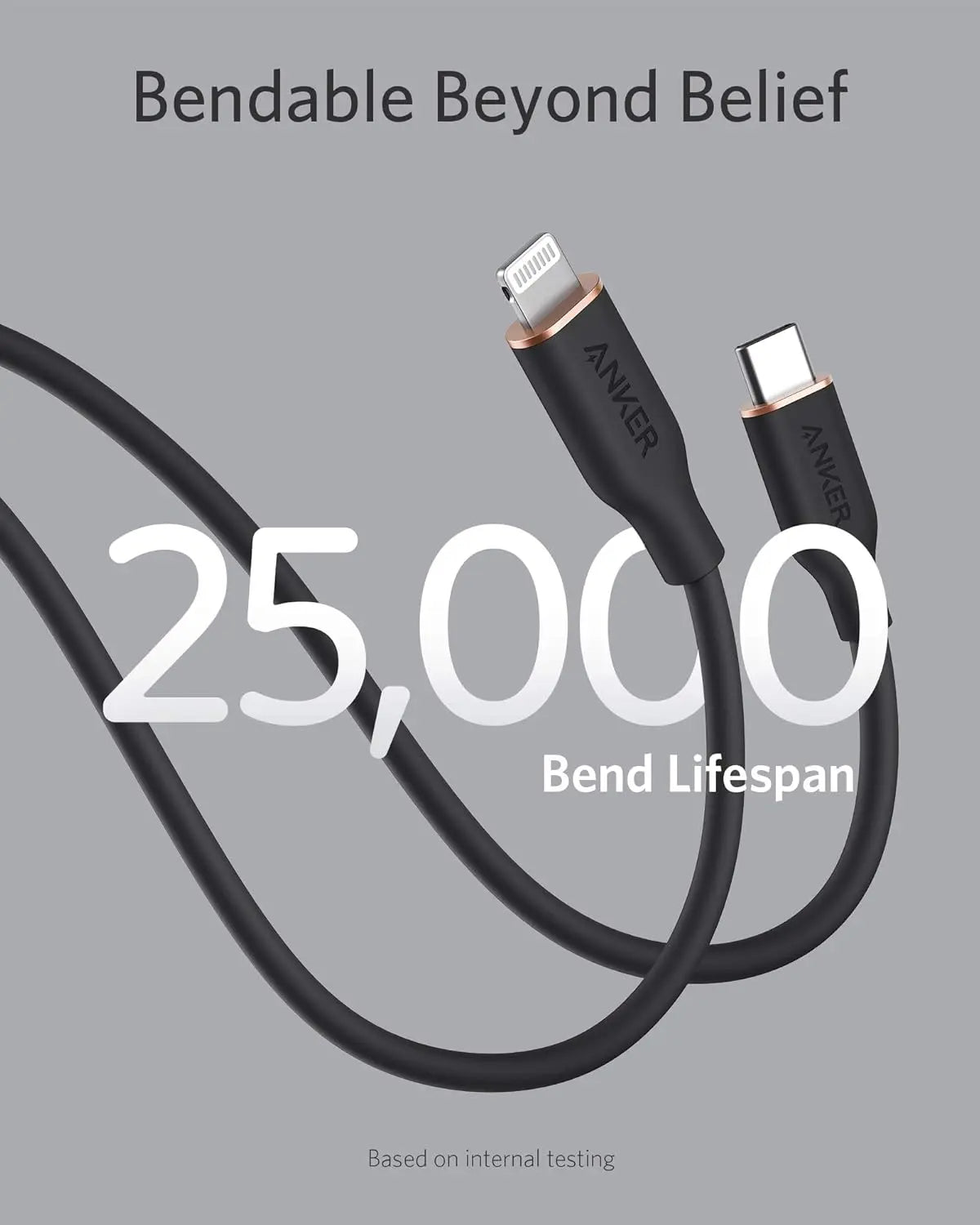 Anker PowerLine III Flow USB C to Lightning Cable A8663