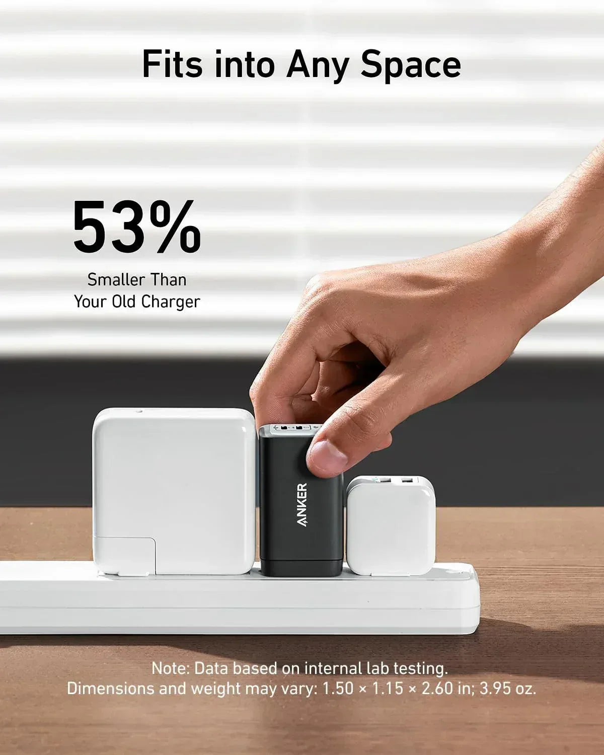 Anker PowerPort III 3-Port 65W Charger A2667 - Three