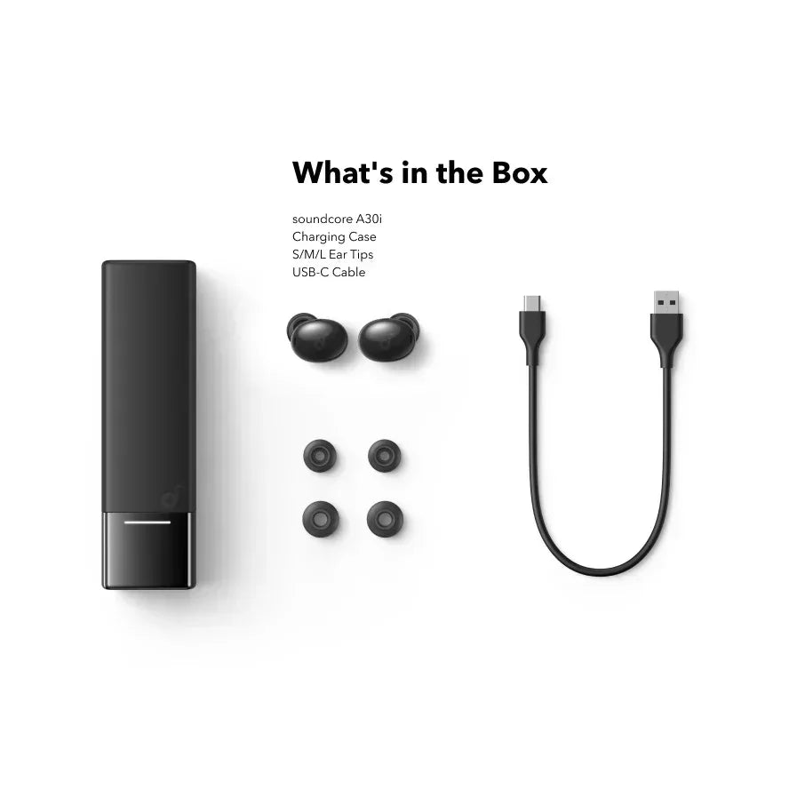 Anker Soundcore Earbuds Noise Cancellation A30i - Three