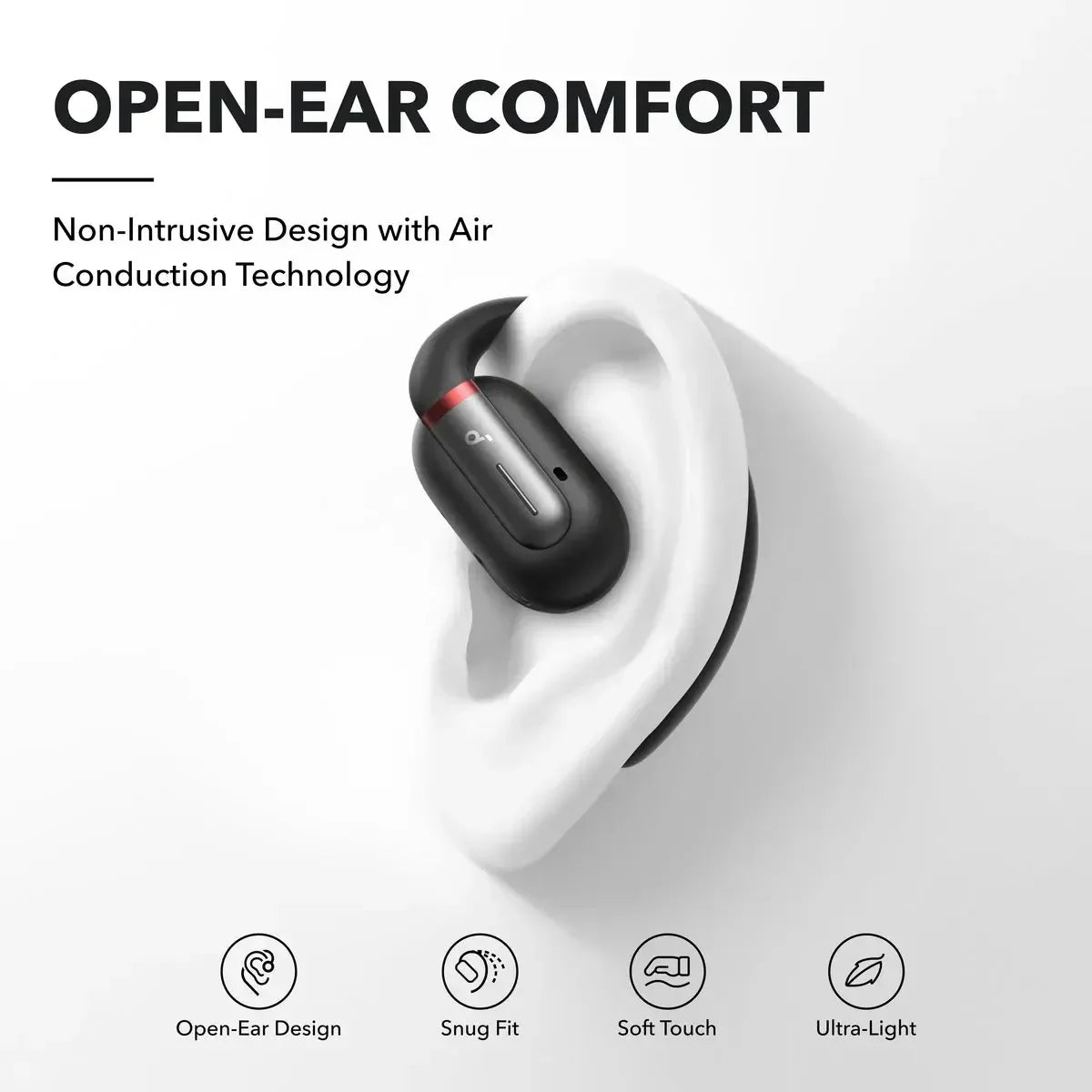 Anker Soundcore Open-Ear Earbuds V30i - Three