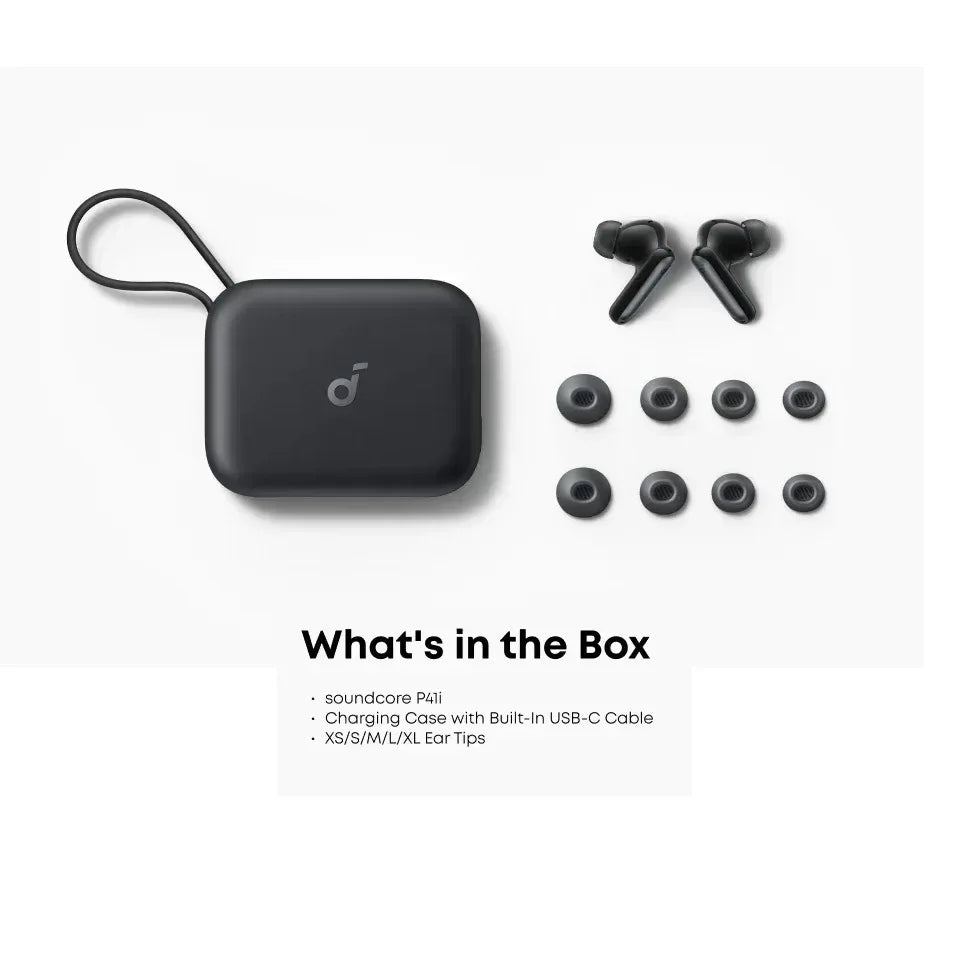 Anker Soundcore | Wireless Earbuds with Portable Phone Charger (No Lightning Adapter) P41i - Three