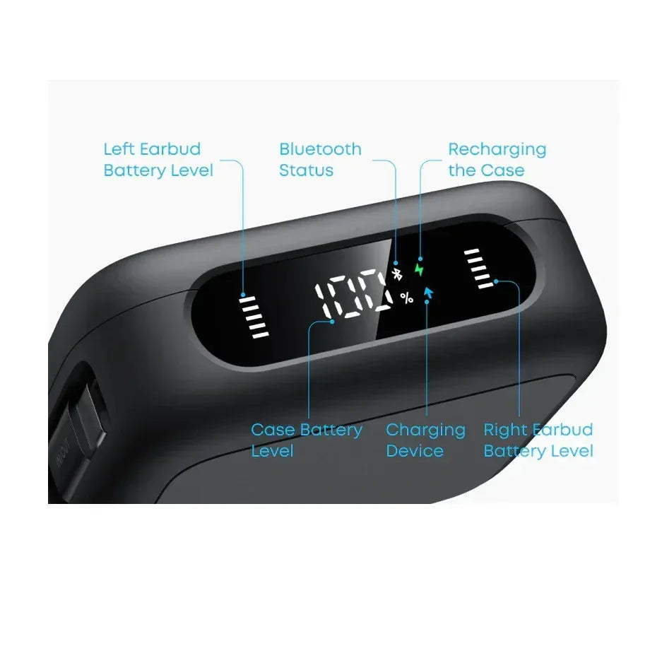 Anker Soundcore | Wireless Earbuds with Portable Phone Charger (No Lightning Adapter) P41i - Three