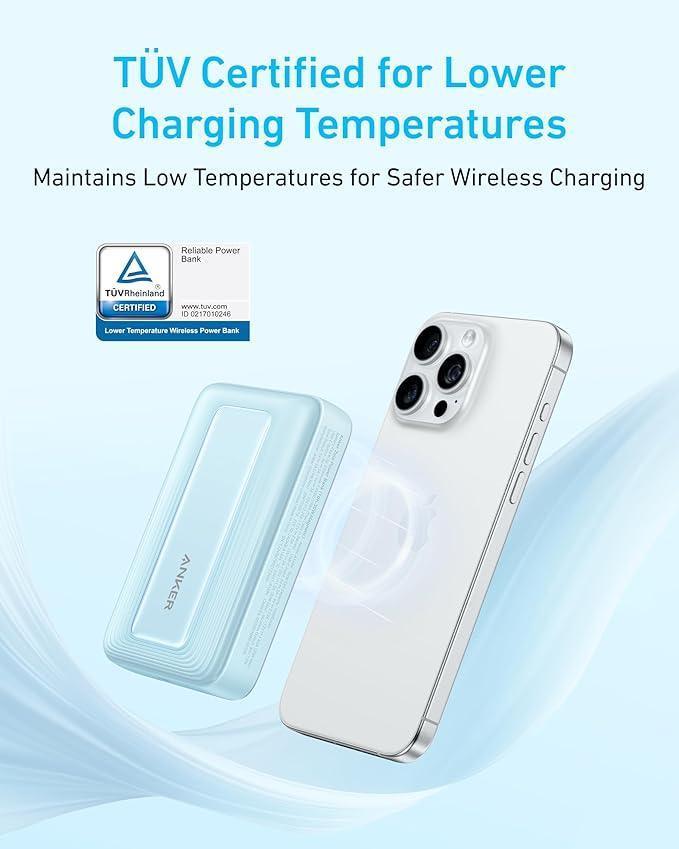 Anker Zolo Magnetic Power Bank 10K 30W A1684 - Three