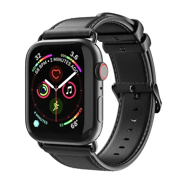 Elegance Leather Band For Apple Watch - Three