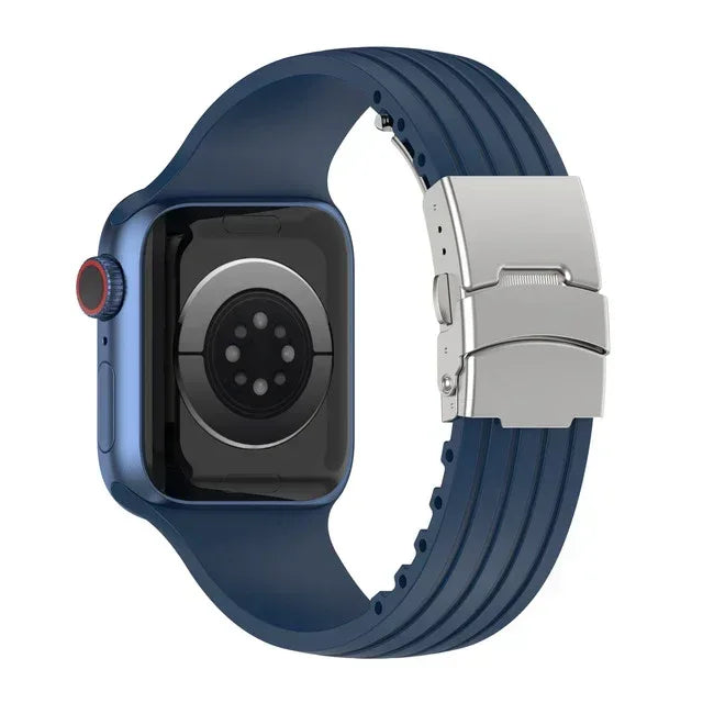 Tissot Compatible Silicone Starp For Apple Watch - Three