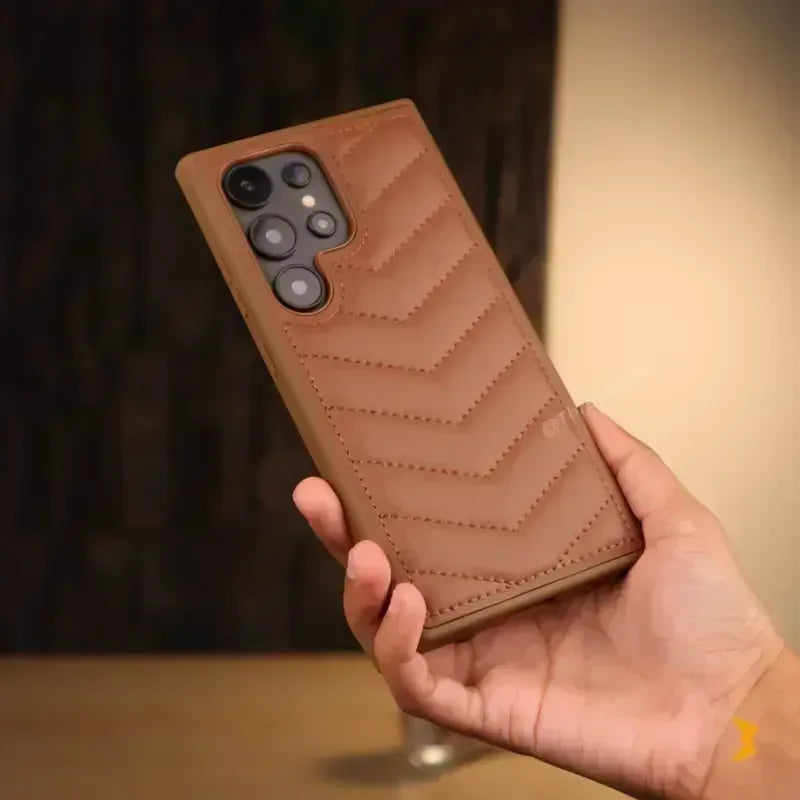 Armox Bump Leather Case Samsung S24 Ultra - Three