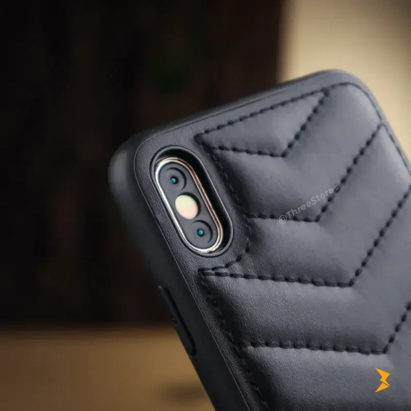 Armox Bump Leather Case iPhone Xs Max - Three