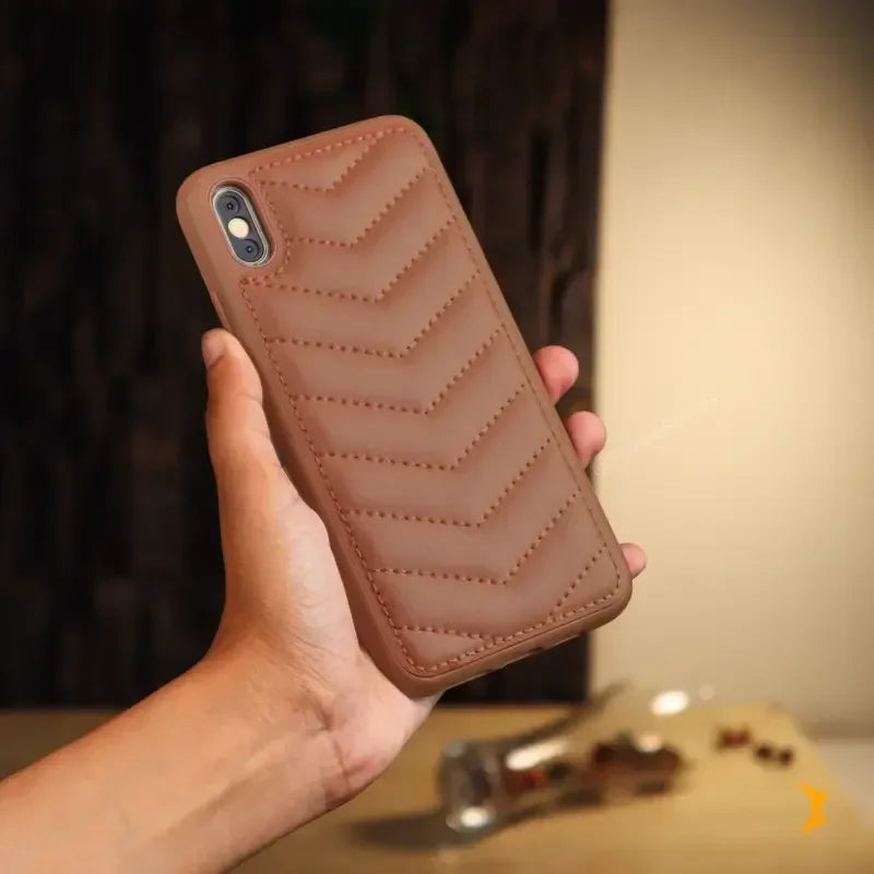 Armox Bump Leather Case iPhone Xs Max - Three
