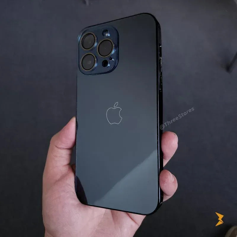 Astiya Basic Classy Tempered Glass Case iPhone 15 Pro Max - Three