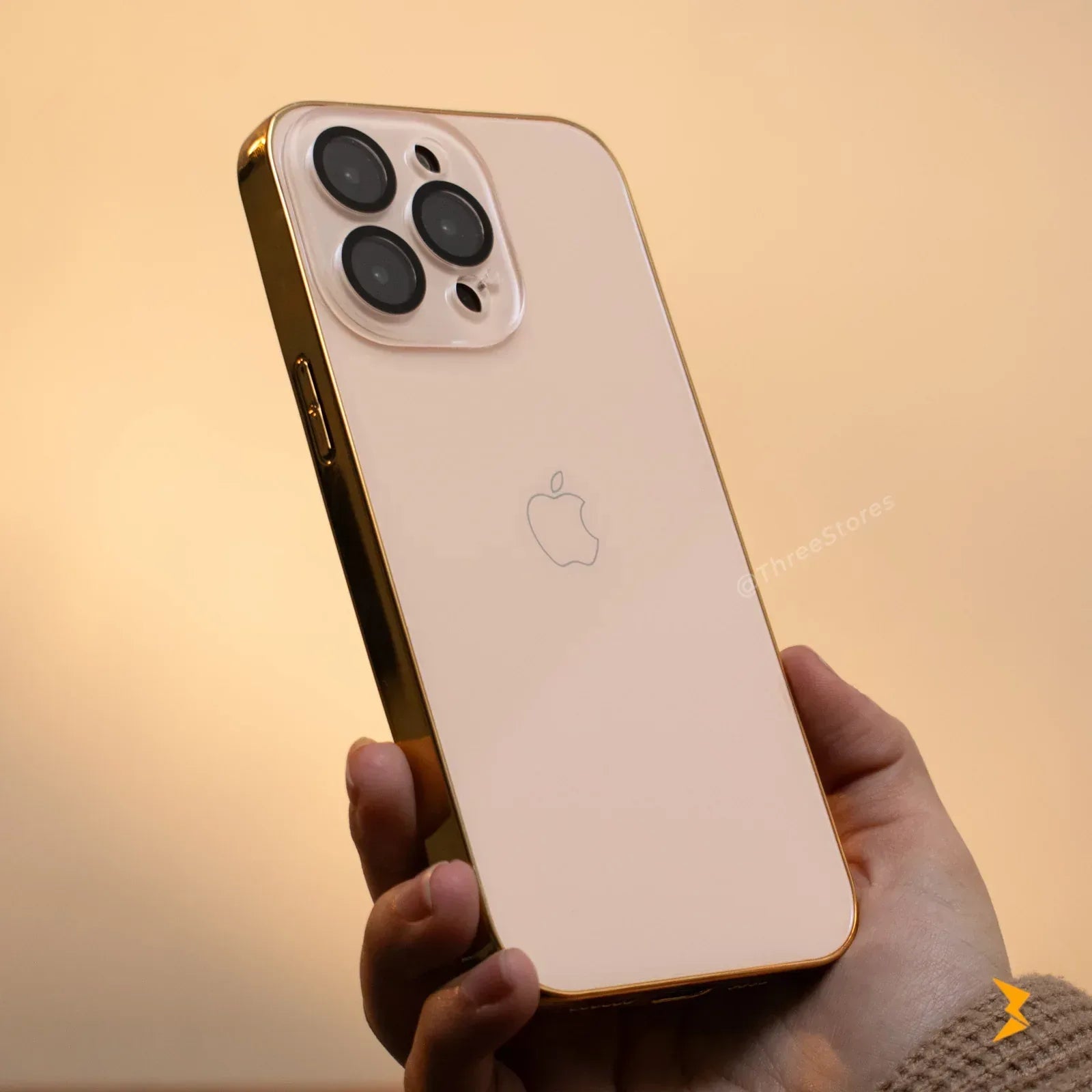 Astiya Basic Classy Tempered Glass Case iPhone 15 Pro Max - Three