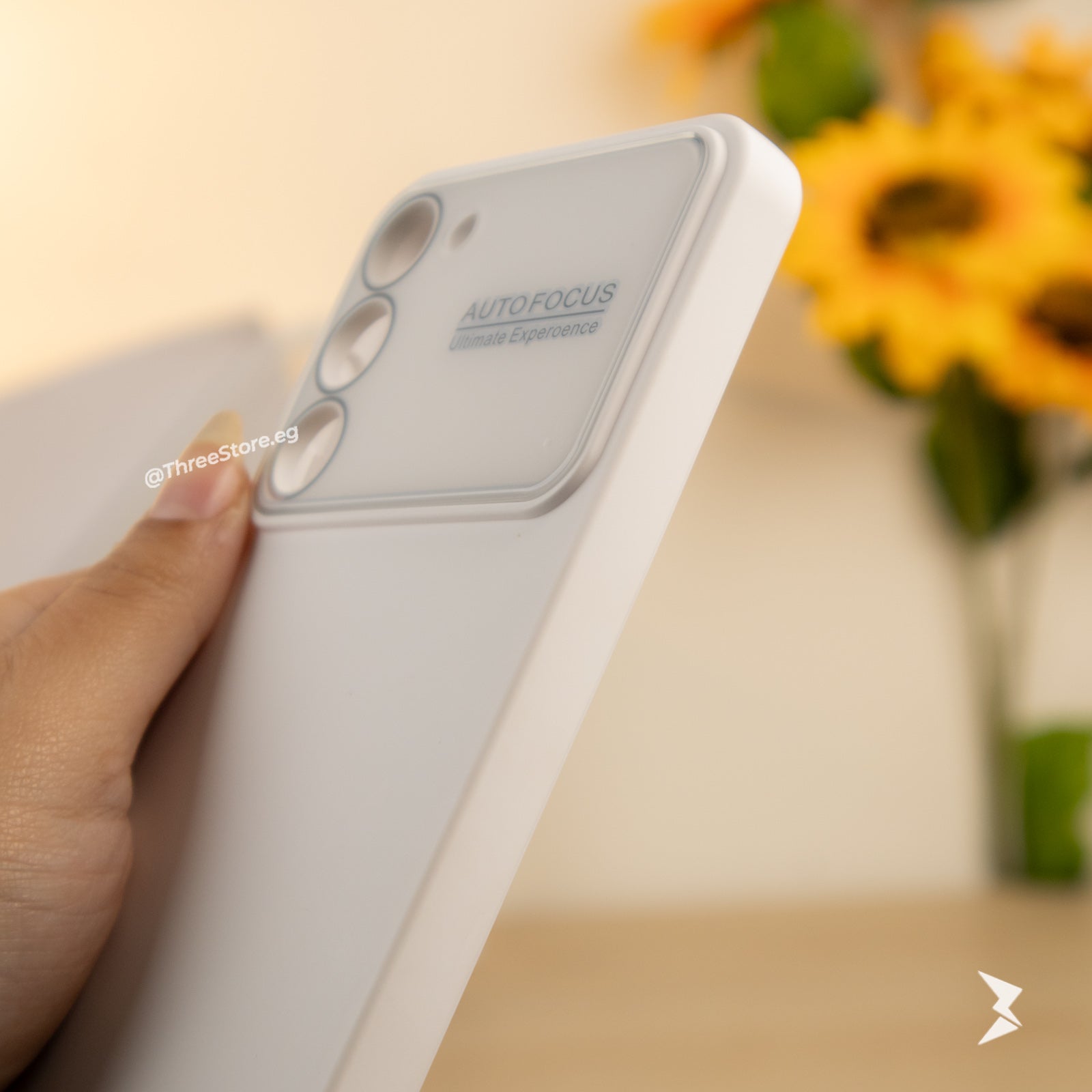 جراب Autofocus بحماية لعدسة الكاميرا وهي تقنية تسمي التركيز التلقائي الفوري لسامسونج Samsung S23 Plus