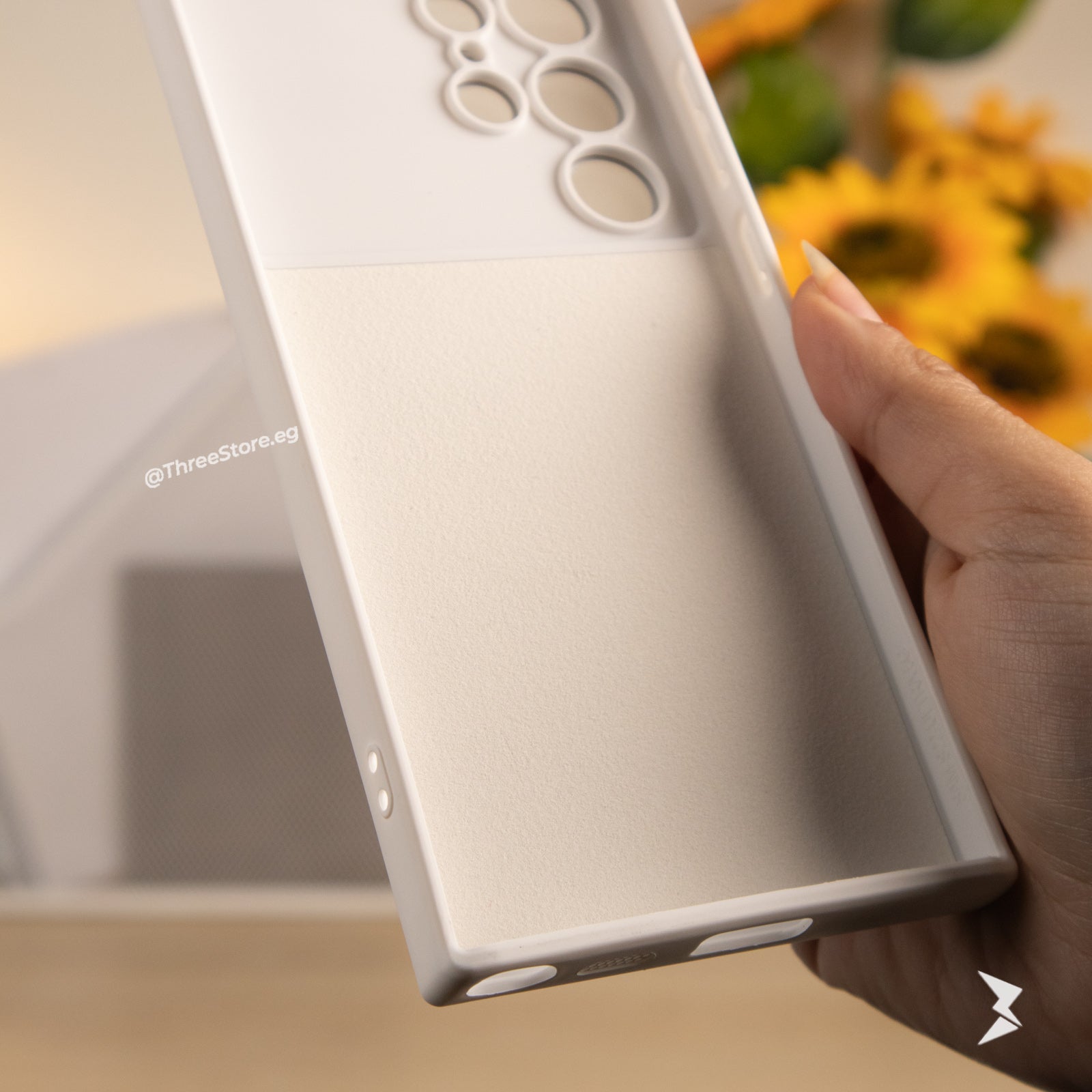 جراب Autofocus بحماية لعدسة الكاميرا وهي تقنية تسمي التركيز التلقائي الفوري لسامسونج Samsung S23 Ultra